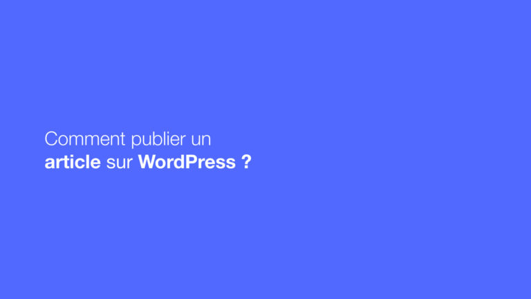 comment publier site wordpress